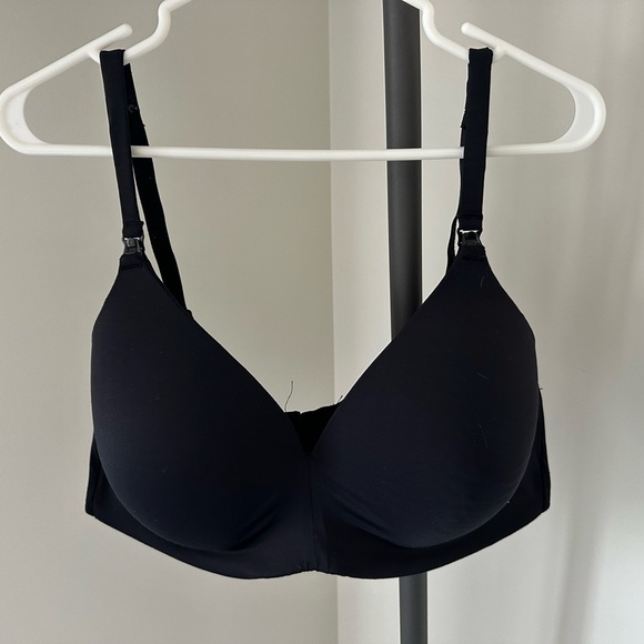 Thyme Maternity Bra Black Smooth Molded Cup Bra Intimates - Picture 2 of 11